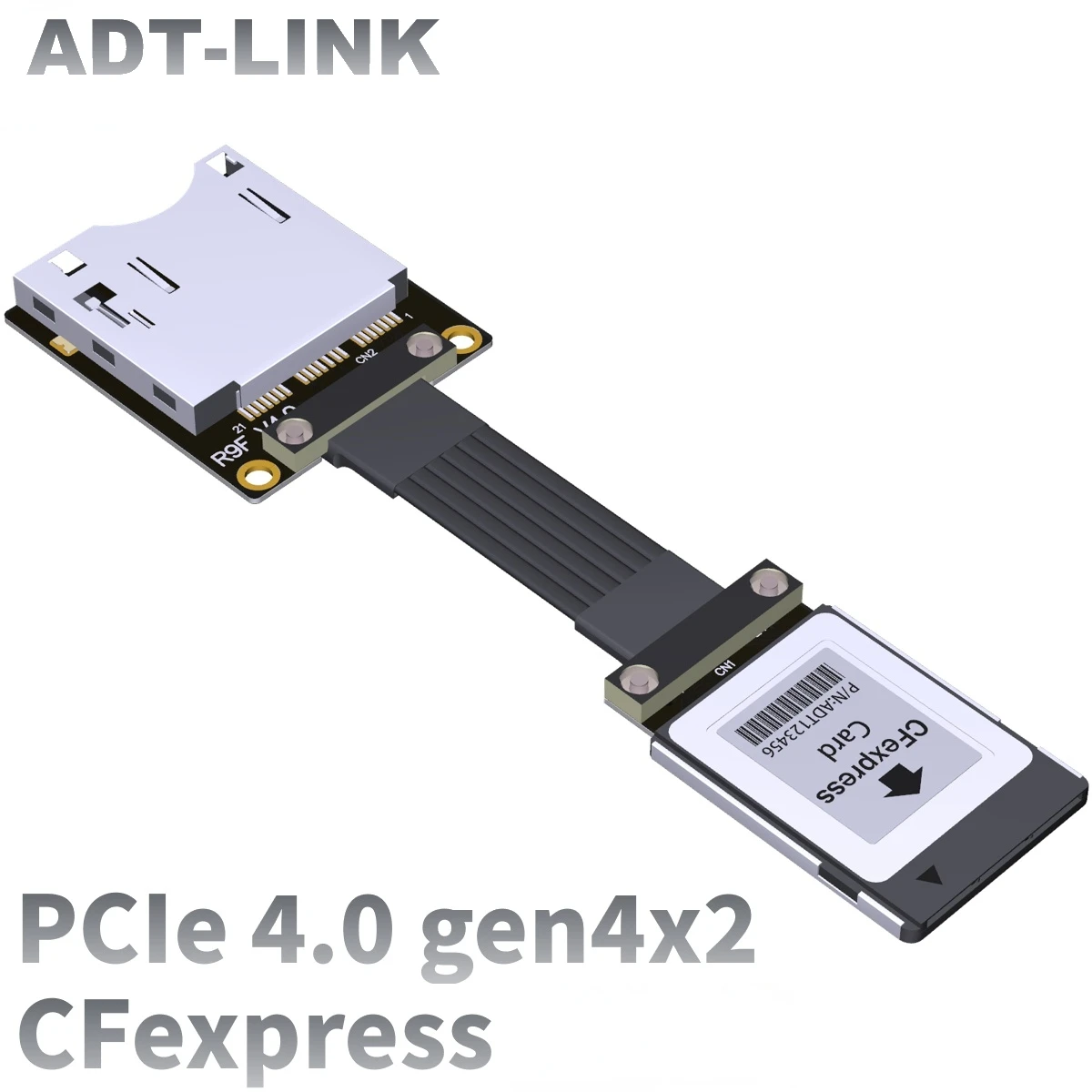 

Новый Удлинительный кабель ADT PCI Express 4,0x2 CFexpress Type-B высокоскоростной стабильный адаптер Gen4 x2 CFexpressB SSD карта памяти/хранения