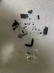 Internal screws plastic sheet and iron sheet for macbook pro A2338