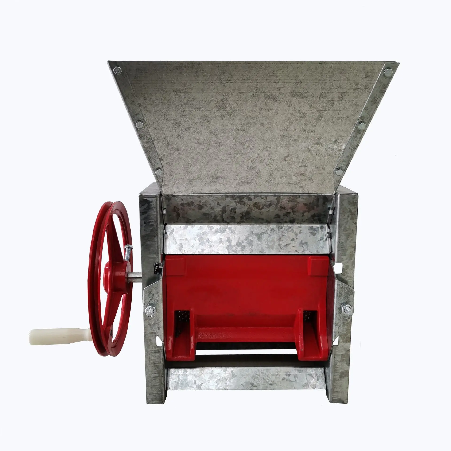 Dual Use Coffee Pulping Machine, Hand Crank / Electric / Gas Fresh Coffee Fruit Husking Peeler