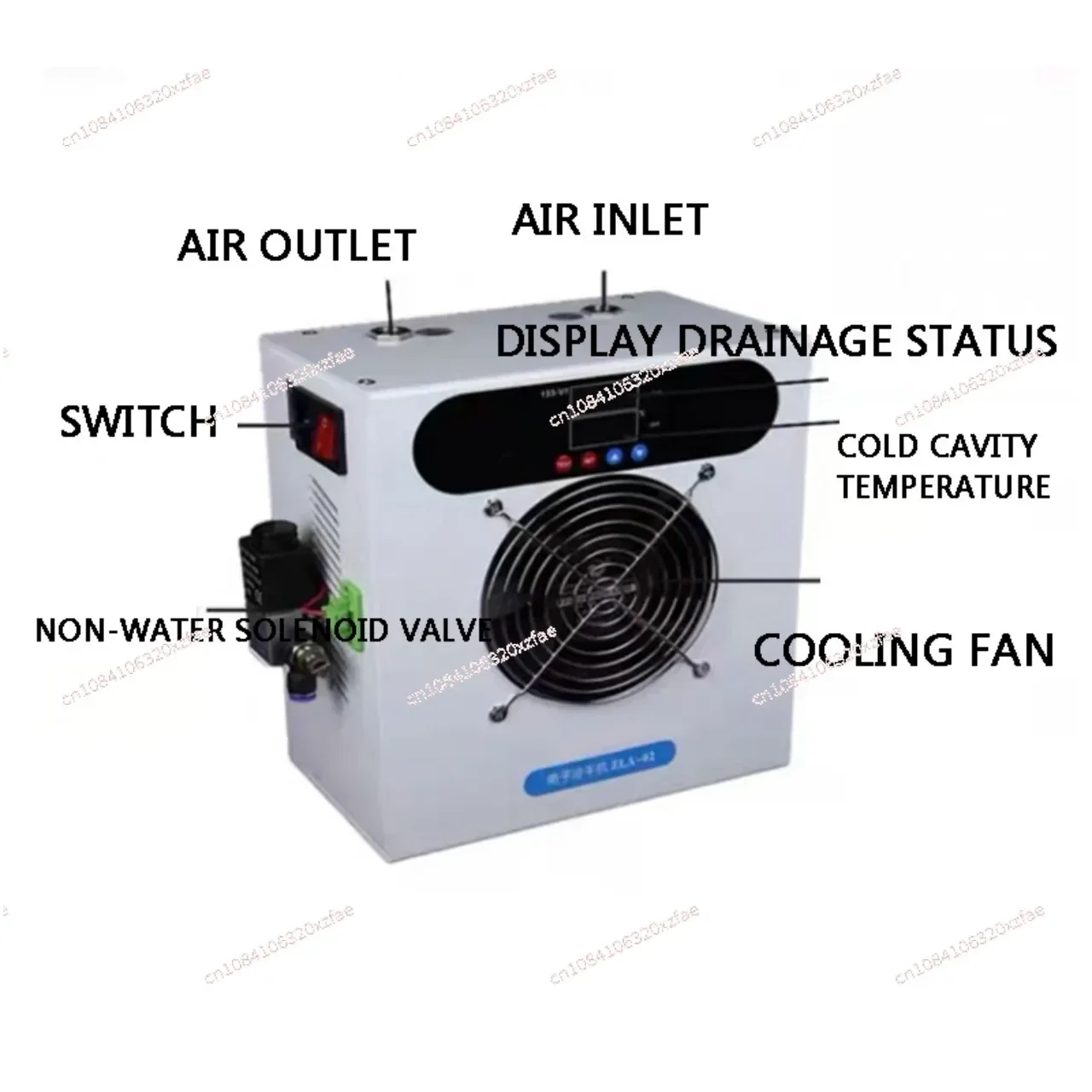 Water Removal Filtration Automatic Drainage Small Cold Dryer Refrigerated Gas Dryer Air Compressor Compressed Air Drying