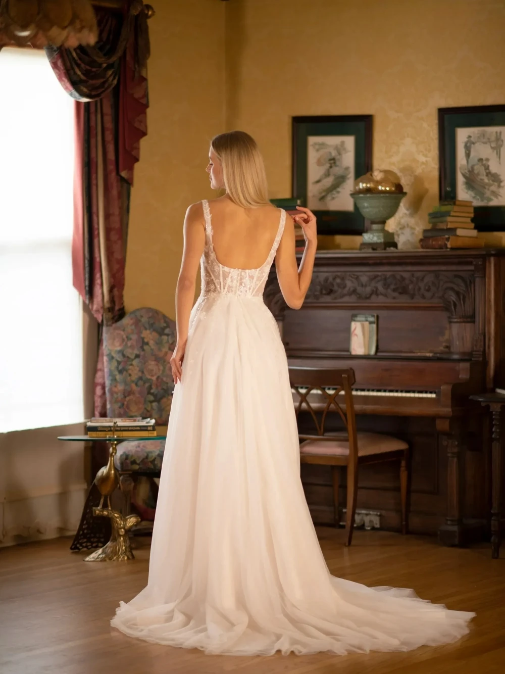 Robe de mariée Corset exclusive, manches détachables, ligne A gracieuse, personnalisée, Vintage, dentelle, vêtements de grand jour pour femmes