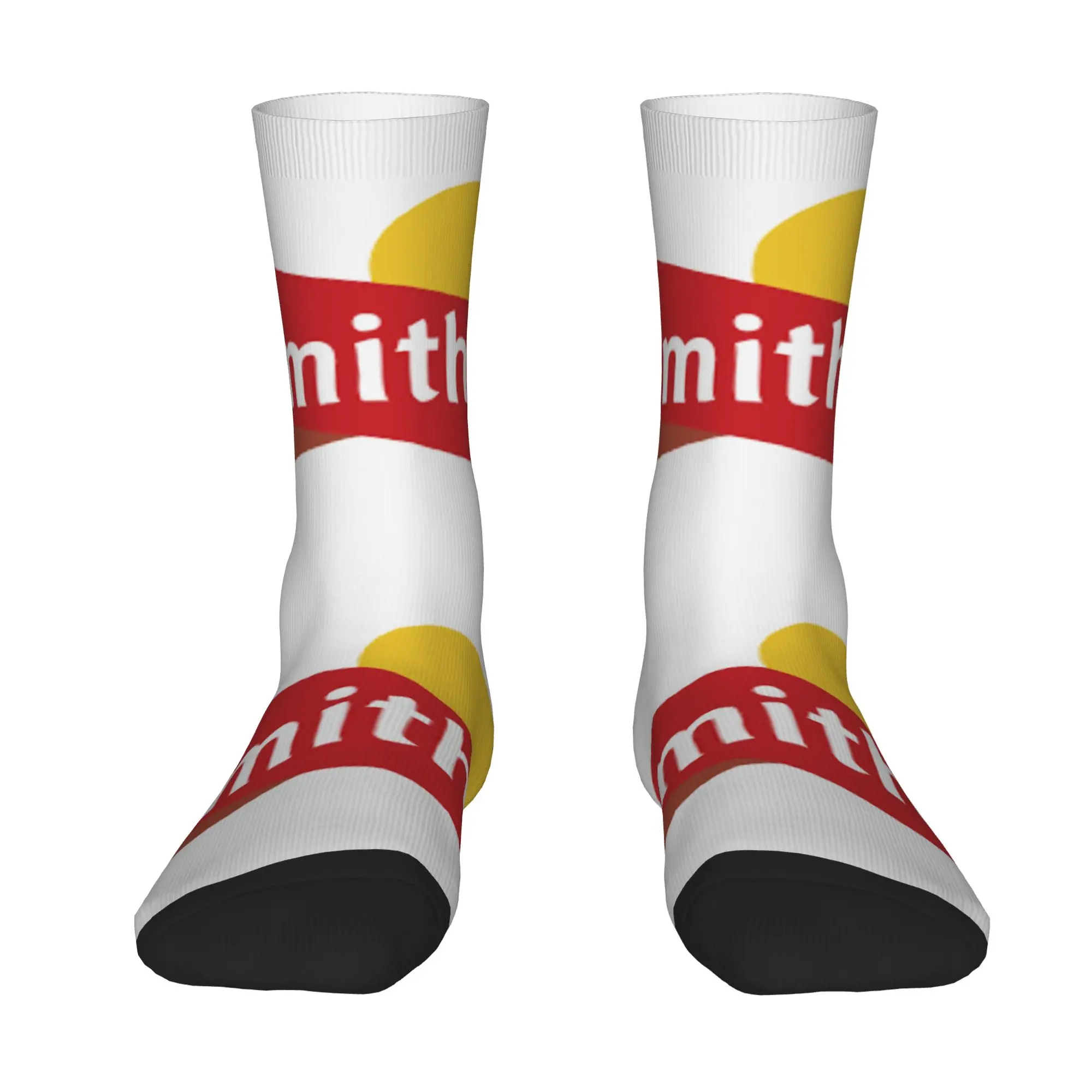 1 Pair Funny Sock Smith's Logo Hip Hop Quality Pattern Printed Men Crew Socks Casual Men's Socks