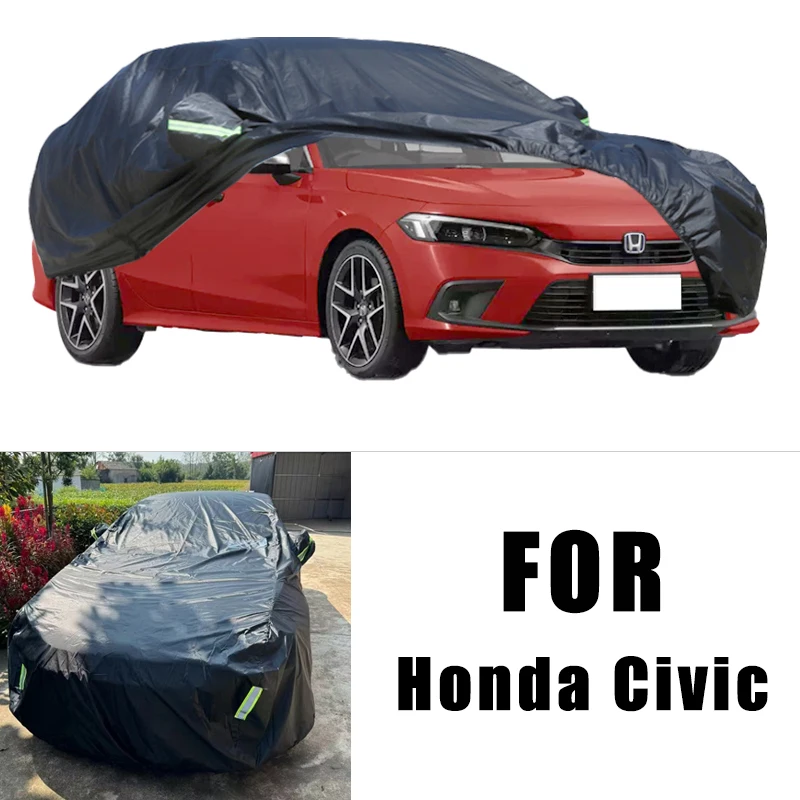 

For Honda Civic All-Weather Car Covers 6-in-1 Waterproof Dustproof UV Proof Snowproof Scratch Resistant Protection
