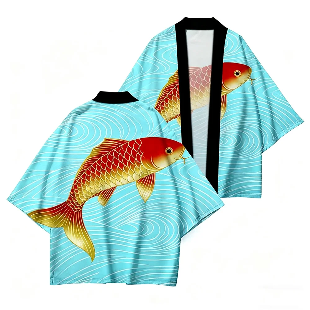 3D Printed Butterfly Graphic Japanese Kimono Fashion Loose Refreshing Color Haori Cardigan Vintage Traditional Festival Clothing