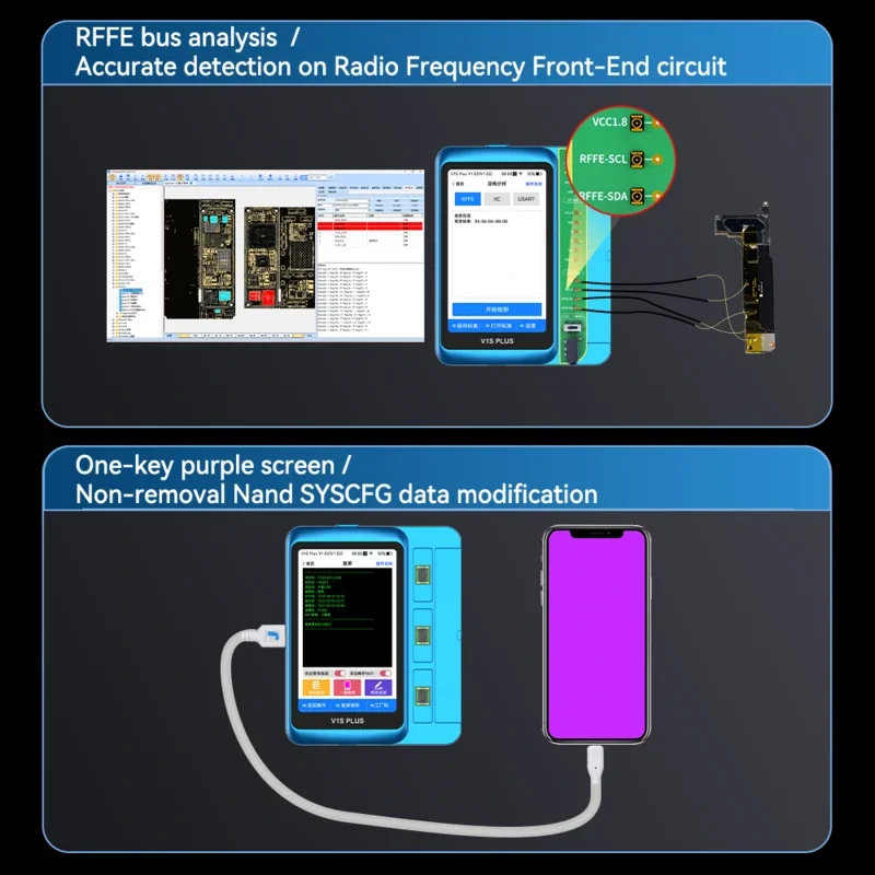 JCID JC V1S Plusスマートプログラマーは、IP 6-17 Pro Max修理用に