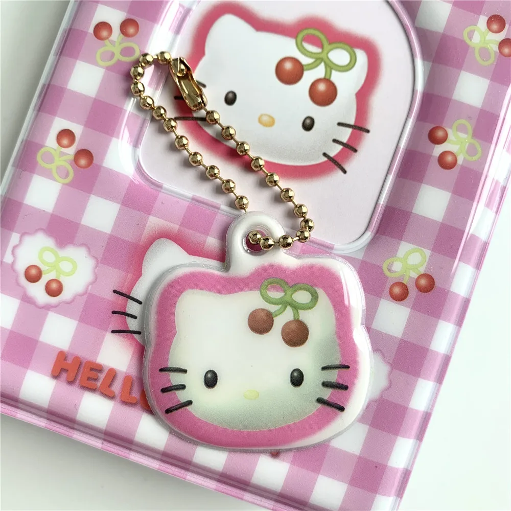 Y2K Hello Kitty Pendant Keychain Photo Album Pendant Accessories Kawaii Sanrio Hello Kitty Y2K Accessories Girls Student Toy New