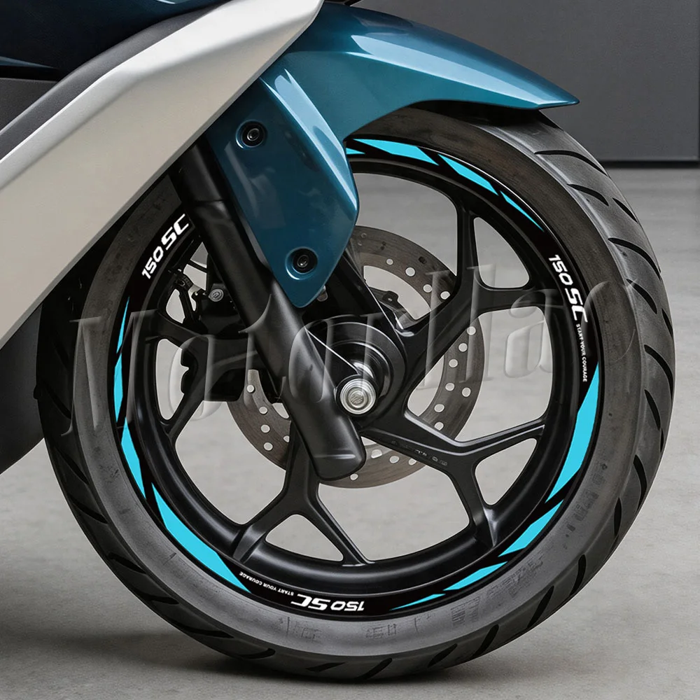 

Motorcycle Wheel Sticker Scooter Rim Stripe Decals Accessories For CFMOTO 150SC 150 SC