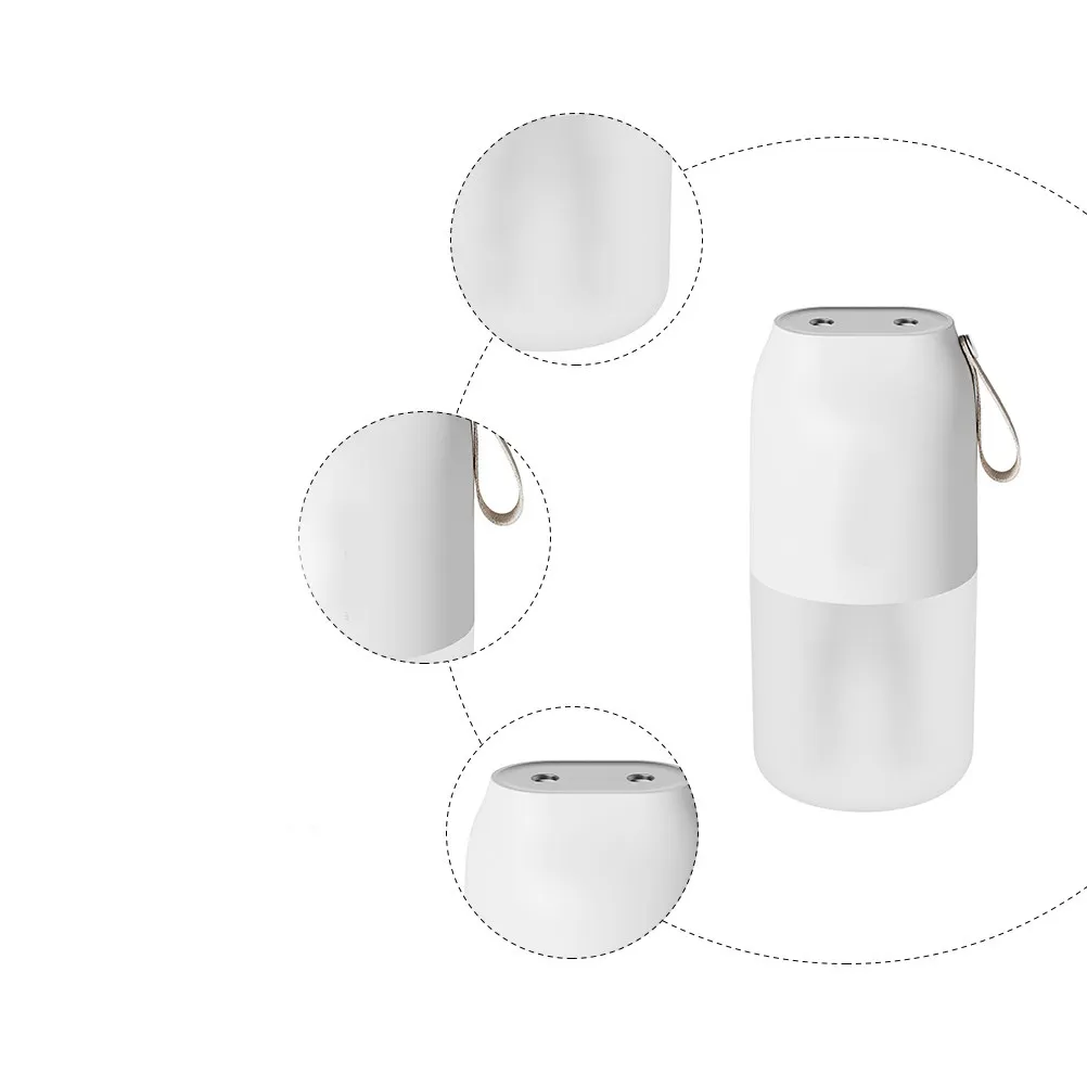 1Set Battery Dual Spray Humidifier Mini Portable Desktop USB Charging Aroma Oil Diffuser Car Home Office Night Light Moisturizer