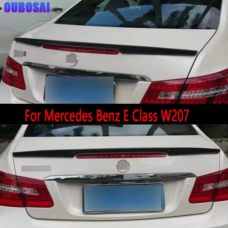 

For Mercedes Benz E Class W207 Carbon Fiber Spoiler Shunt Rear Tail fins Duckbill Car Wing Retrofit the rear wing