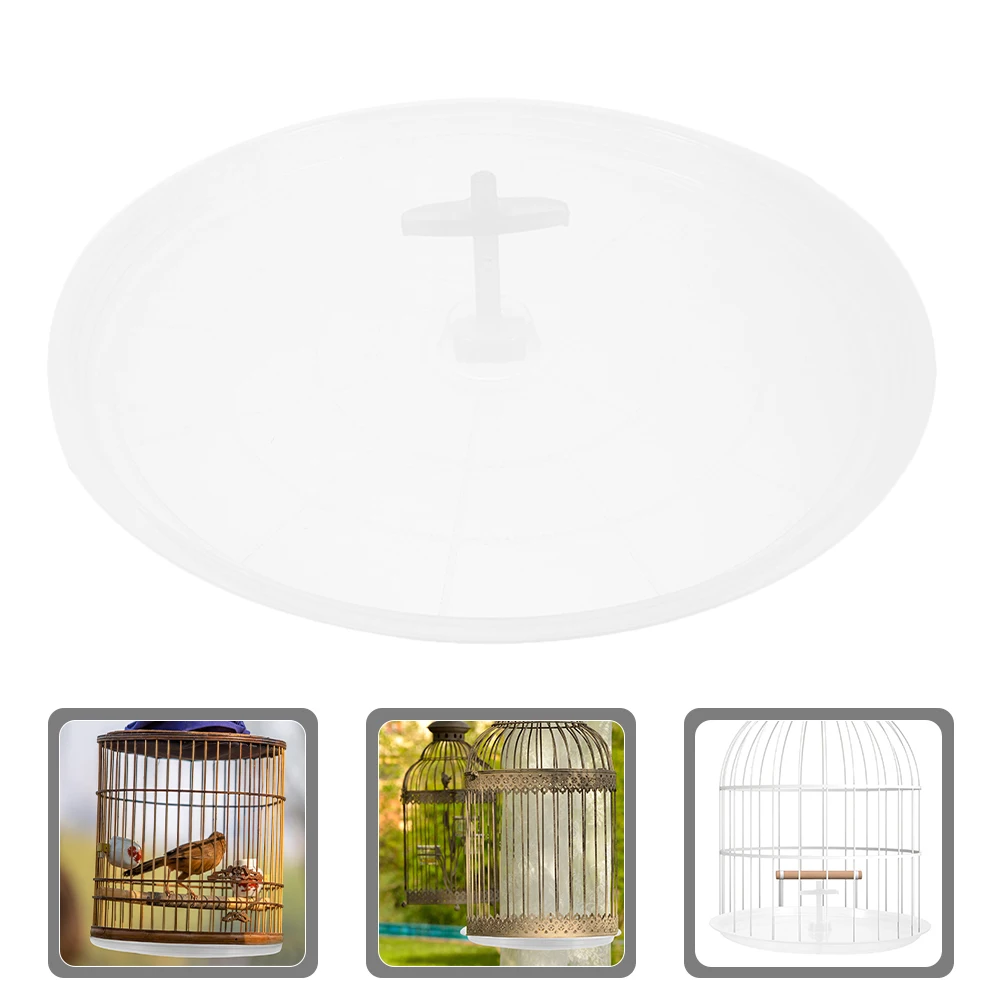 

5 Pcs Manure Tray Bird Litter Cage Plates Refrigerator Dish Plastic Replacement Holder Parrot