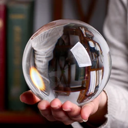 Clear 40/50/60/80/100/120/150mm Crystal Ball with K9 Crystal Glass Ball for Photography Prop Crystal Ball Furniture Decoration