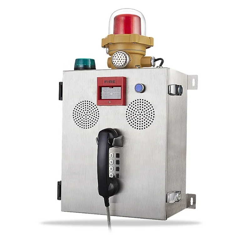 KNTECH Vandal Resistance Telephone Explosion Proof Telephone Substation Fire Alarm Tunnel Telephone KNZD-41