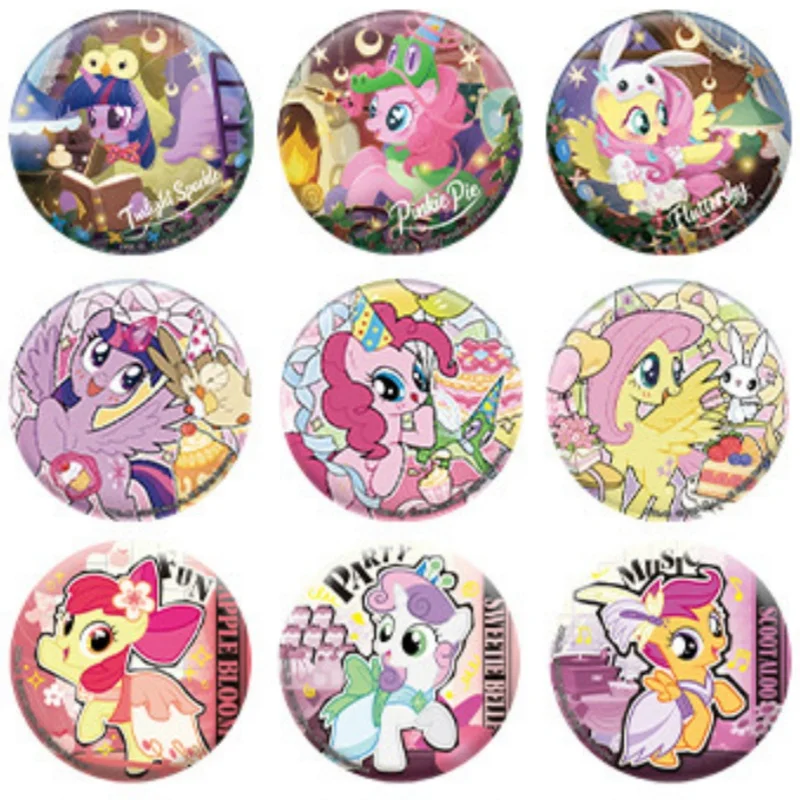 Kayou My Little Pony PONY VERSE Vol.6 Tin Metal Badge Official Genuine Anime Brooch Collectible Button Pin Decor Ornamen Toy