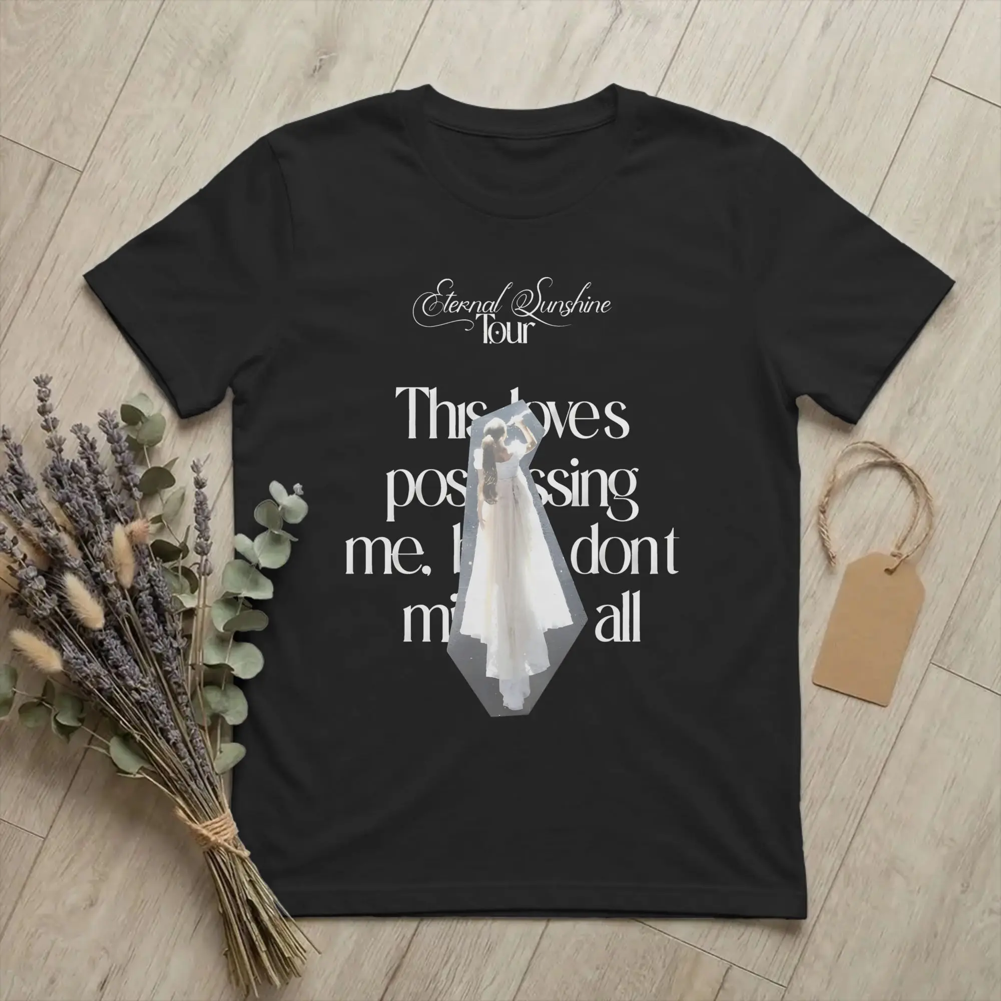 Ariana Grande Eternal Sunshine Tour Photo Collage T-Shirts Men Women O Neck Cotton T Shirt  Short Sleeve Tee Shirt Big Size Tops