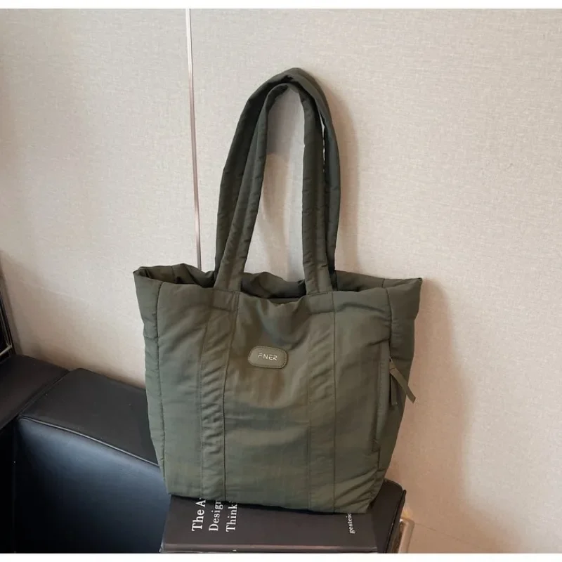 

Unique Minimalist Casual Shopper Bag With Large Capacity And Stylish Solid Color For Business Leisure Commuter Use