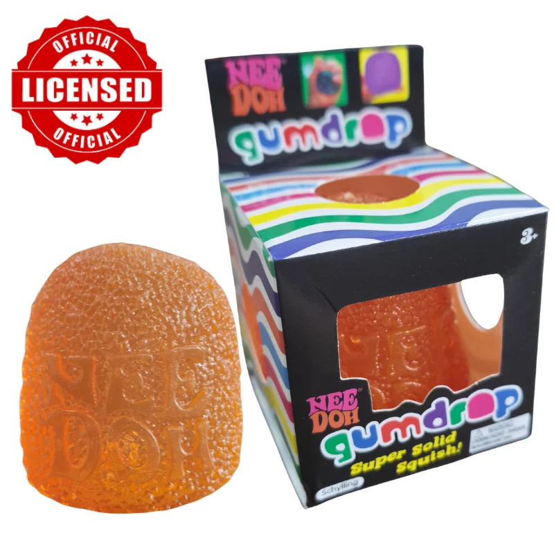 Schylling NeeDoh Nice Cube Sensorisches Quetschspielzeug mit Superfestem Squish zur Stresslinderung und Angstabbau Sensorisches Hilfsmittel Stressabbau-Spielzeug