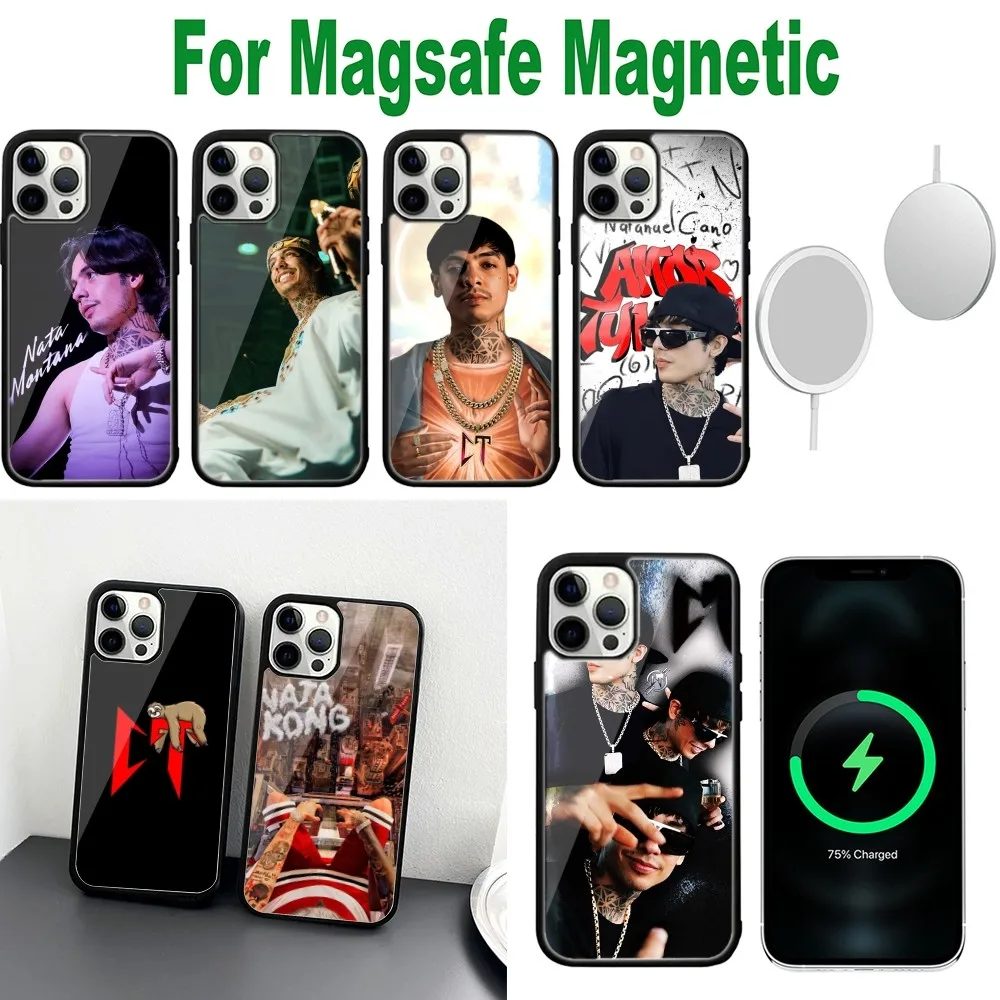 Rapper N-Natanael Cano CT Phone Case For iPhone 16,15,14,13,12,11,Plus,Pro,Max,Mini Magsafe Magnetic Wireless Charging