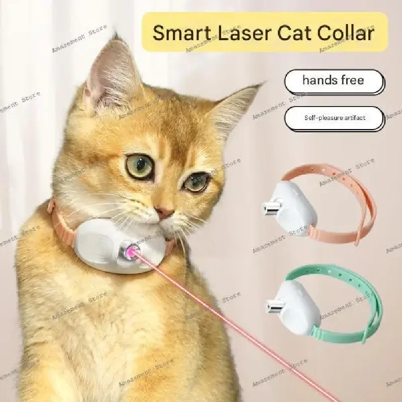 

cat teasing collar intelligent cat teasing toys pet products self-hi automatic cat teasing toys artifact