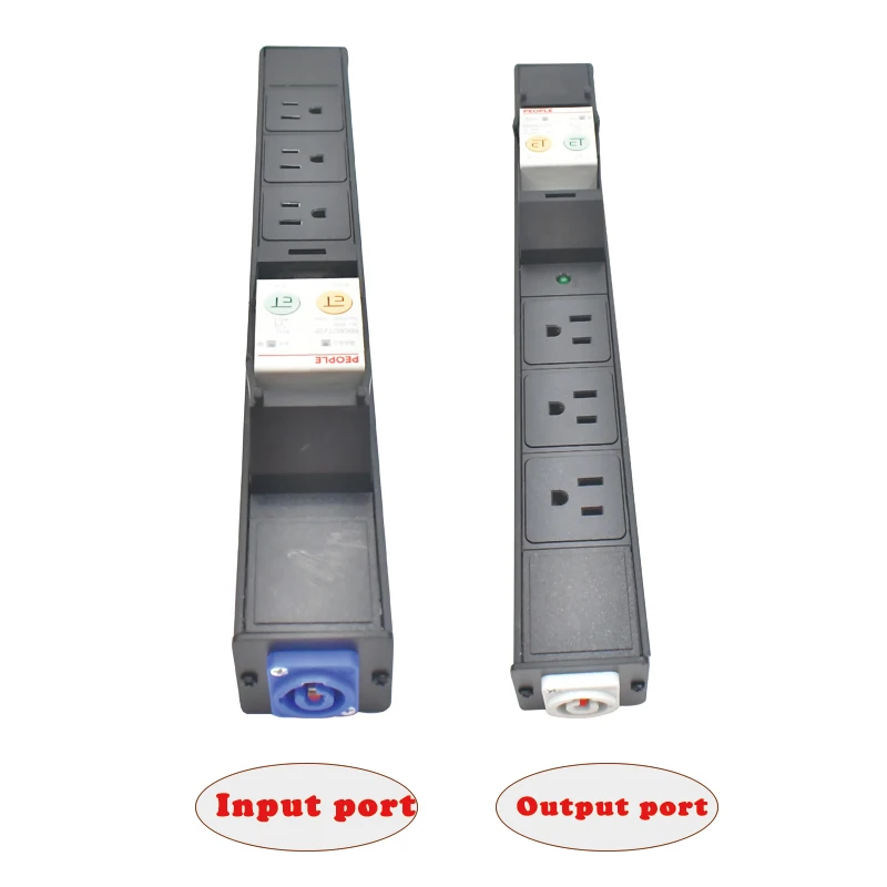 PDU Power Strips Schuko Powerlink box audio 3P Aviation plug US socket WIFI switch with LED lamp wireless customizable