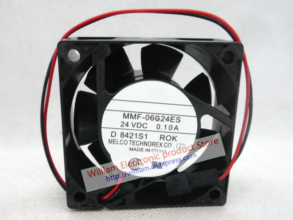 

MMF-06G24ES DC24V 0.10A 60*60*25MM 6CM Inverter Cooling Fan