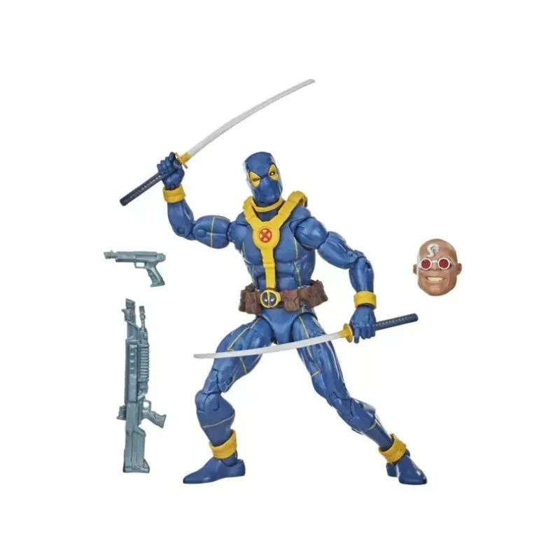 Original Hasbro Marvel Legends Strong Guy BAF Series Deadpool Action Figure Model Toys Collection view 2