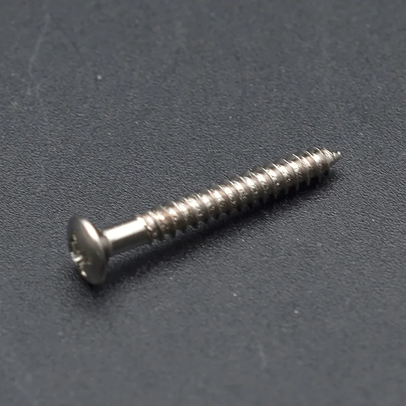 Pickup Single Coil per chitarra viti di regolazione in altezza 25x6MM Guitar Bridge Strap Button vite di fissaggio nero/oro/cromo