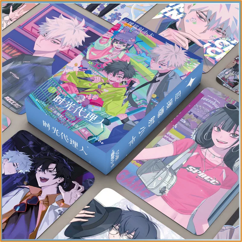 Link Click Anime Goods Holographic Lomo Cards Laser Cards Set - Cheng Xiaoshi, Lu Guang, Qiao Ling Collectible Toy Gift