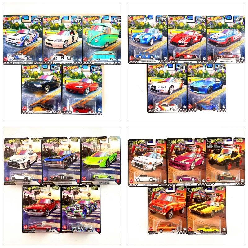 Hot Wheels Premium Boulevard 2026 GJT68 Toyota Ford Lamborghini Mustang Diecast Car Collectible Vehicle Toy Collector Gift