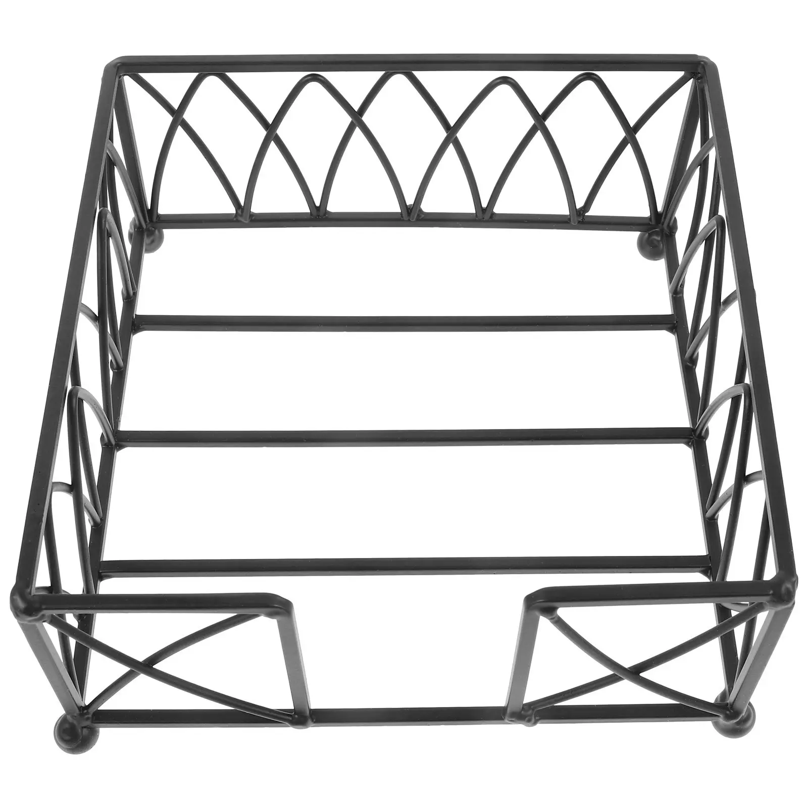 

Decorative Metal Napkin Stand Square Serviette Holder for Table Dining Room Kitchen Party Tissue Organizer Napkin Holder