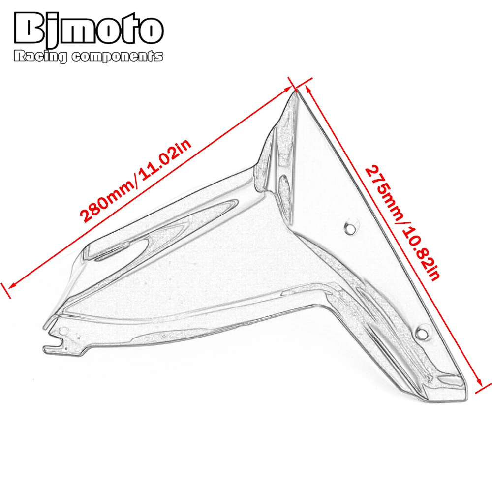 XT-700Z 2024 XT700Z Motorcycle side Wind Deflector Windscreen Windshield For YAMAHA Tenere 700 XT700Z 2019 2020 2021 2022 2023