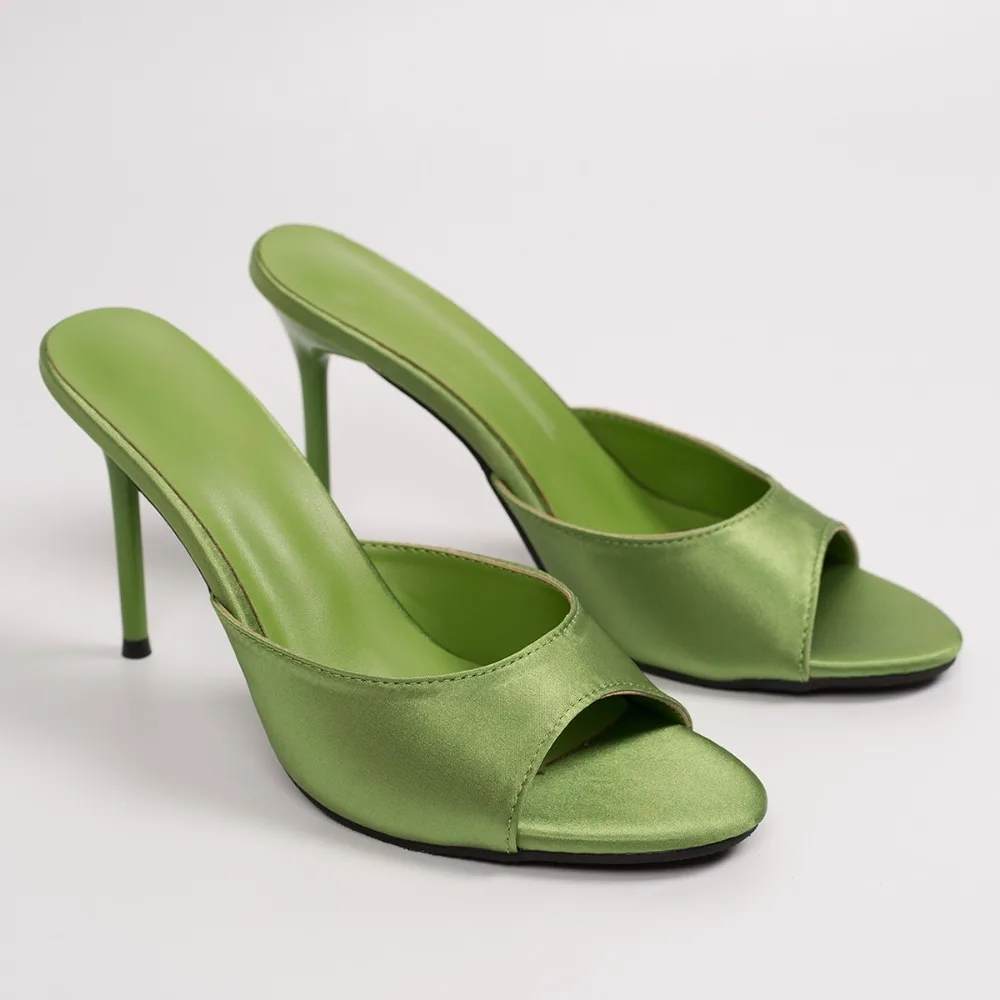 

2026 Summer Women's Sandals Fashion Open Toe Comfortable Slides Dress Shoes Brand Designer High Heels Slippers Ladies