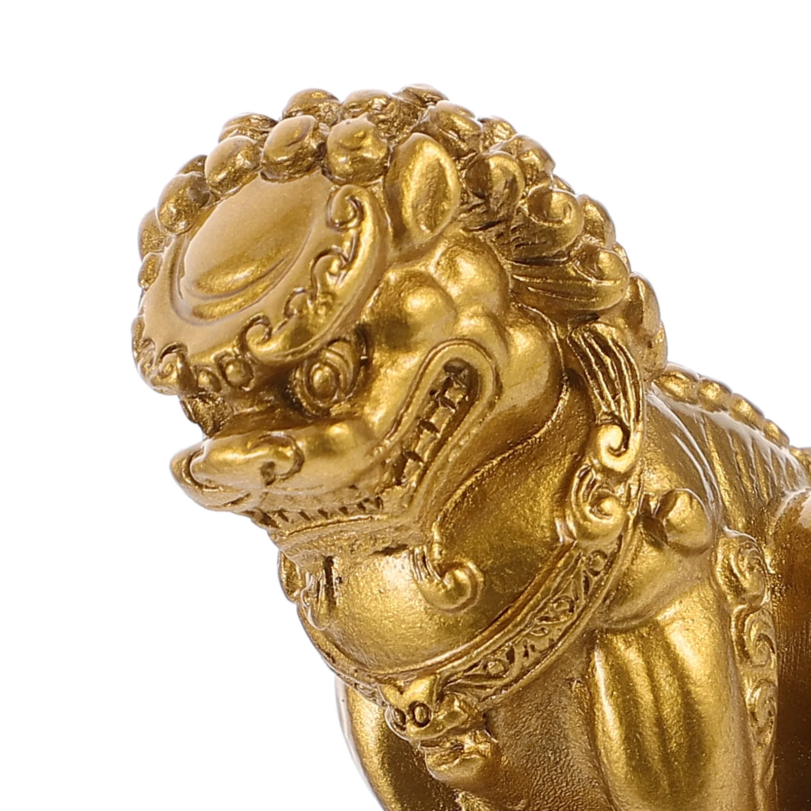 

2Pcs Lion Sculptures Resin Animals Ornament Desktop Decoration Wild Animal Statue Art Craft Lion Sculpture Animals Statue