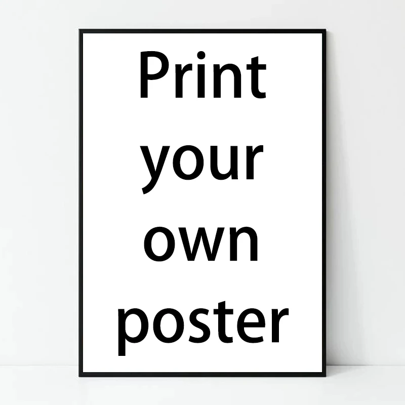 Just for You Personalized Custom Canvas Prints Photo Poster for Family Life Pets Anime Birthdays Weddings Home Decor Gifts