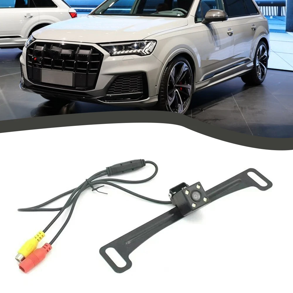 Comprehensive Visual Perspective with the License Plate Holder Car Rear View Camera Perfect for American Style Cars