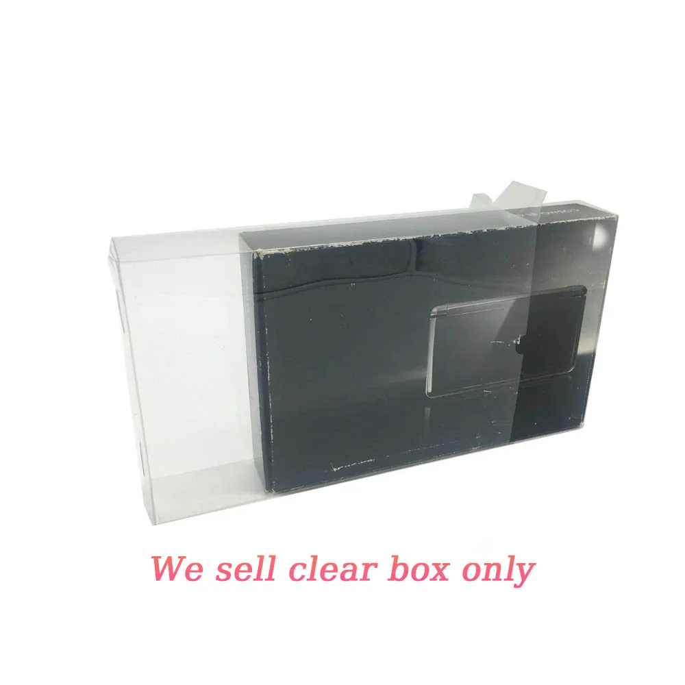 Transparent PET Protective cover for 3DS Japan version game console protection box collection clear display box storage case