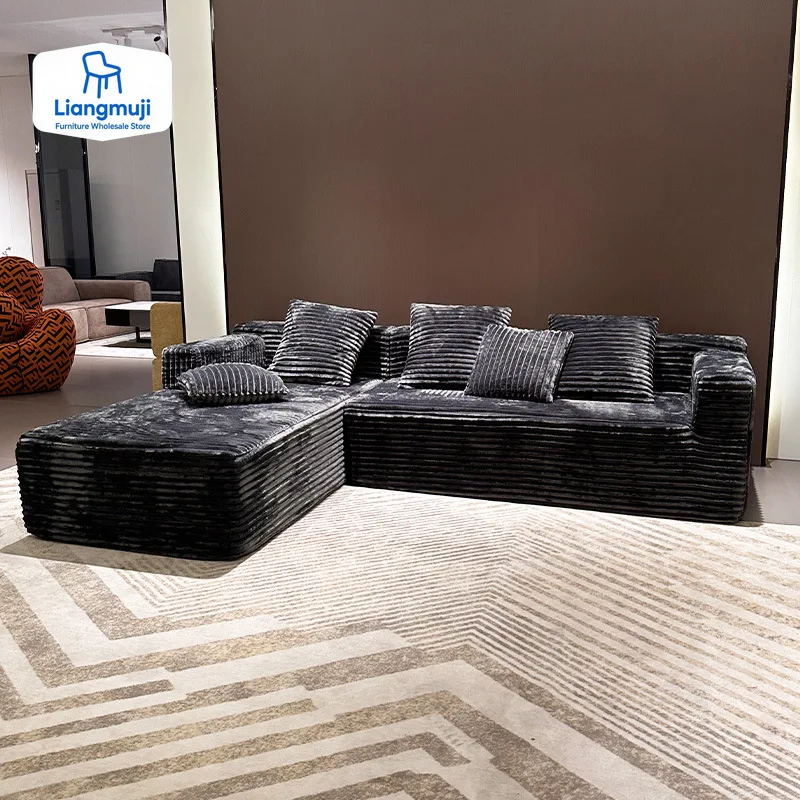 

Fabric Compression Sofas Designer Recliner Living Room Chaise Sofa Lounges Daybed Modern Sofy Do Salonu Home Furniture