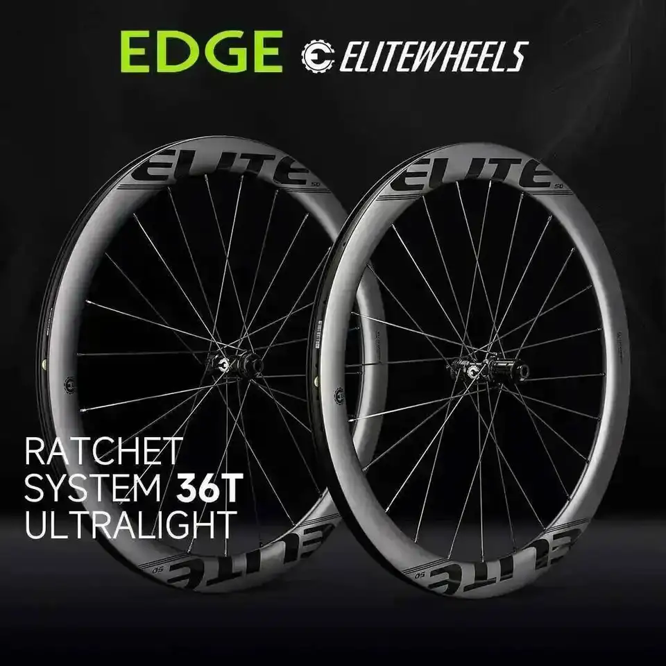 ELITEWHEELS EDGE ロードディスクブレーキ超軽量カーボンファイバー