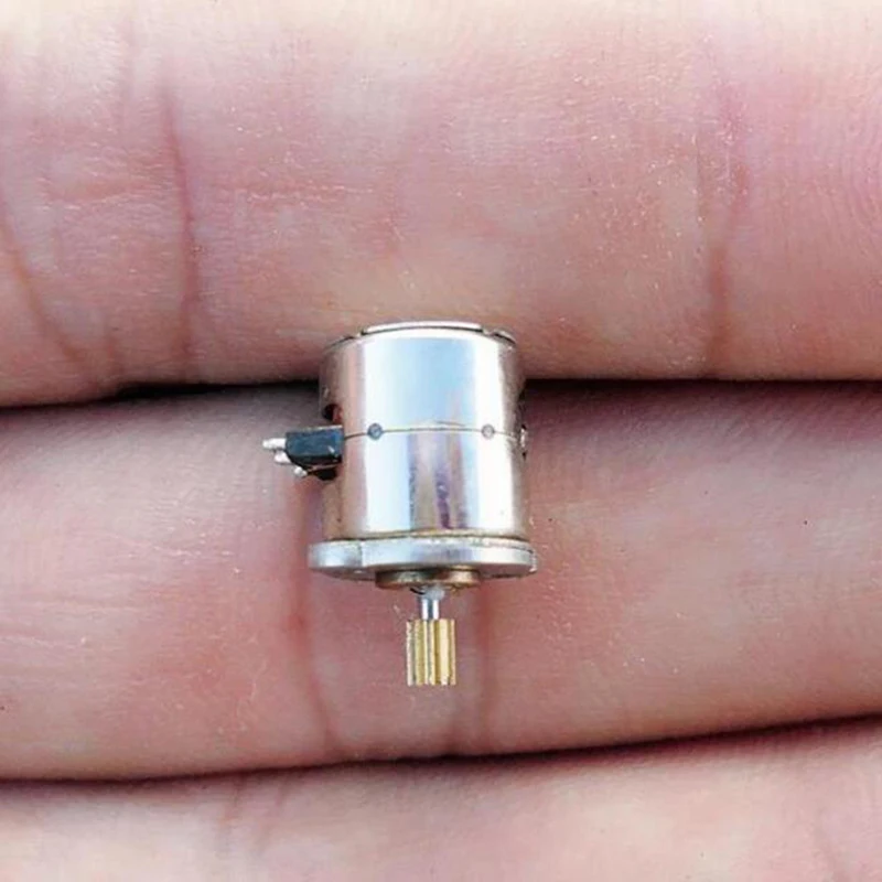 1 Pc Dc 2 Phase 4 Wire Dia 8mm Dc Stepper Motor Micro Stepping Motor for Digital Products Camera Size 8*9.5mm