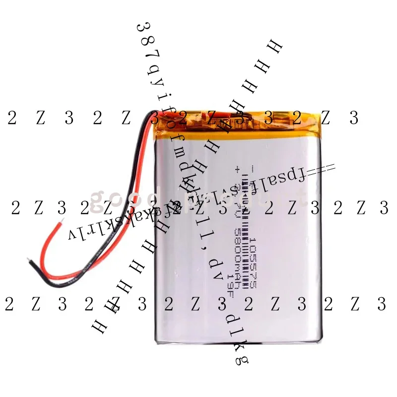 zx 105575   3.7V 5800mAh li-Polymer Li-ion Rechargeable Battery For GPS PSP DVD PAD E-book tablet pc power bank video game 10557