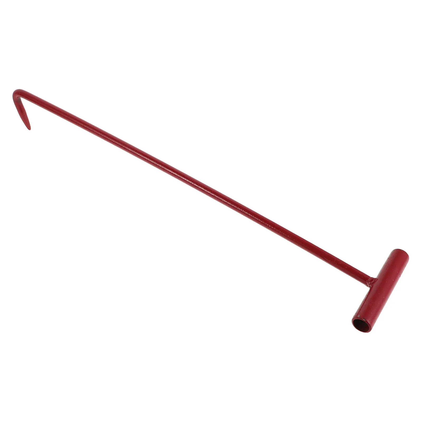 Multipurpose Manhole Cover Lifting Hook Heavy Duty Long Reach Puller Tool for Sewer Utility Construction Emergency Cover