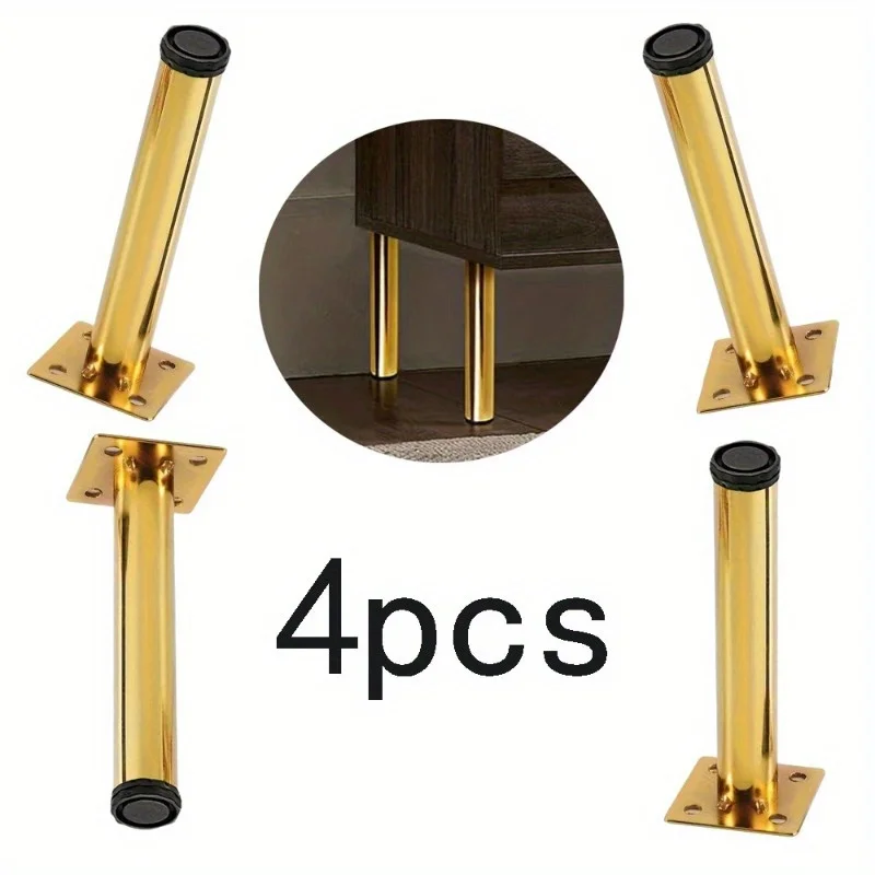 

4pcs Replacement Leg for Sofa Couch Chair Ottoman Cabinet Table Furniture Legs Modern Metal Sofa Legs Furniture Support Feet