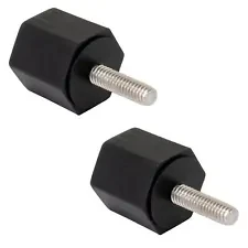 IMM 2-Pack Replacement for Hoshizaki 415949G11 Black Thumbscrew