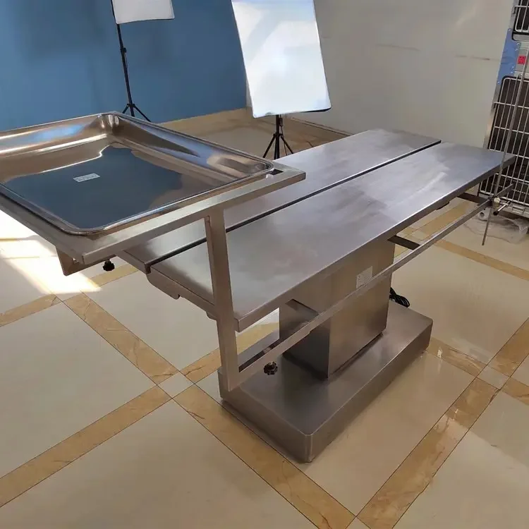 AMSYT-03 Hot Selling Animal Use Pet Treatment Medical Examination Table Movable Veterinary Surgery Table for Animal Use