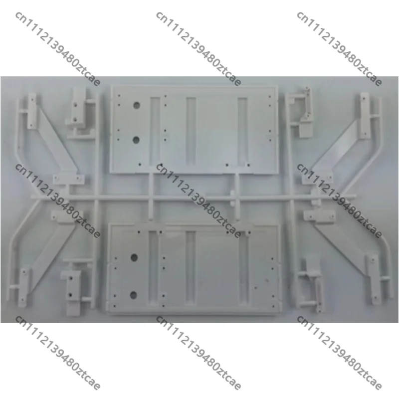 After‑Market Plastic Cabinet Door Mount Support Bracket, DIY Modification Accessory Fit for 1/14 RC 3‑Axle Container Trailer