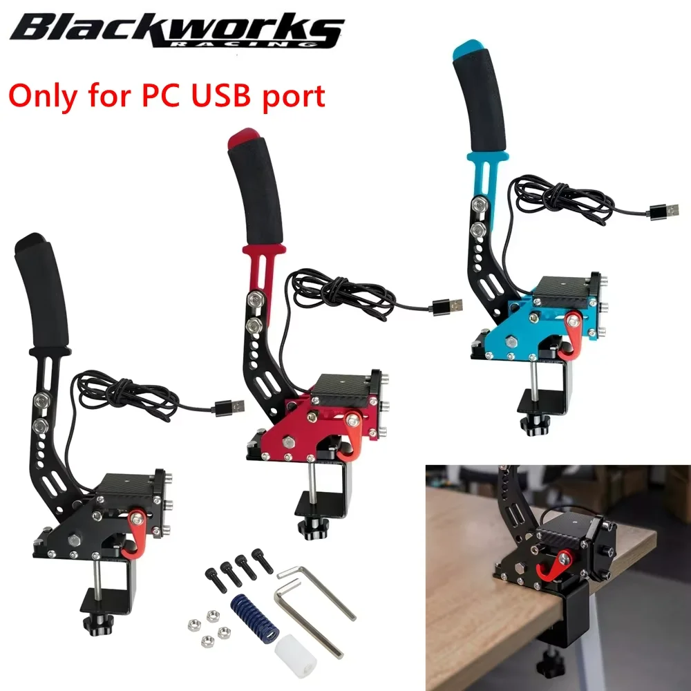 

For G25/27/29 T300 T500 Racing Games Dirt Rally Universal PC USB Handbrak & Fixed Bracket & Handbrake Accessory Enhance Tension