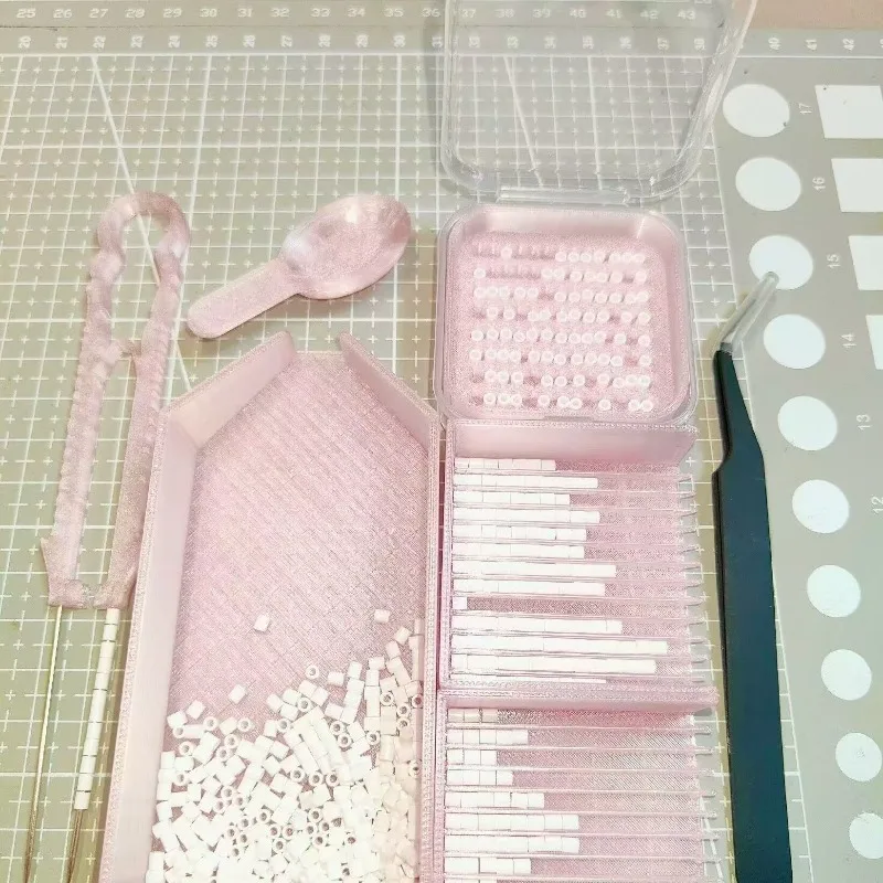 

2.6mm Perler Beads Complete Tool Kit Includes Pegboard Bead Scoop Sorting Tray Pen Multi Functional Assistant DIY Craft Supplies