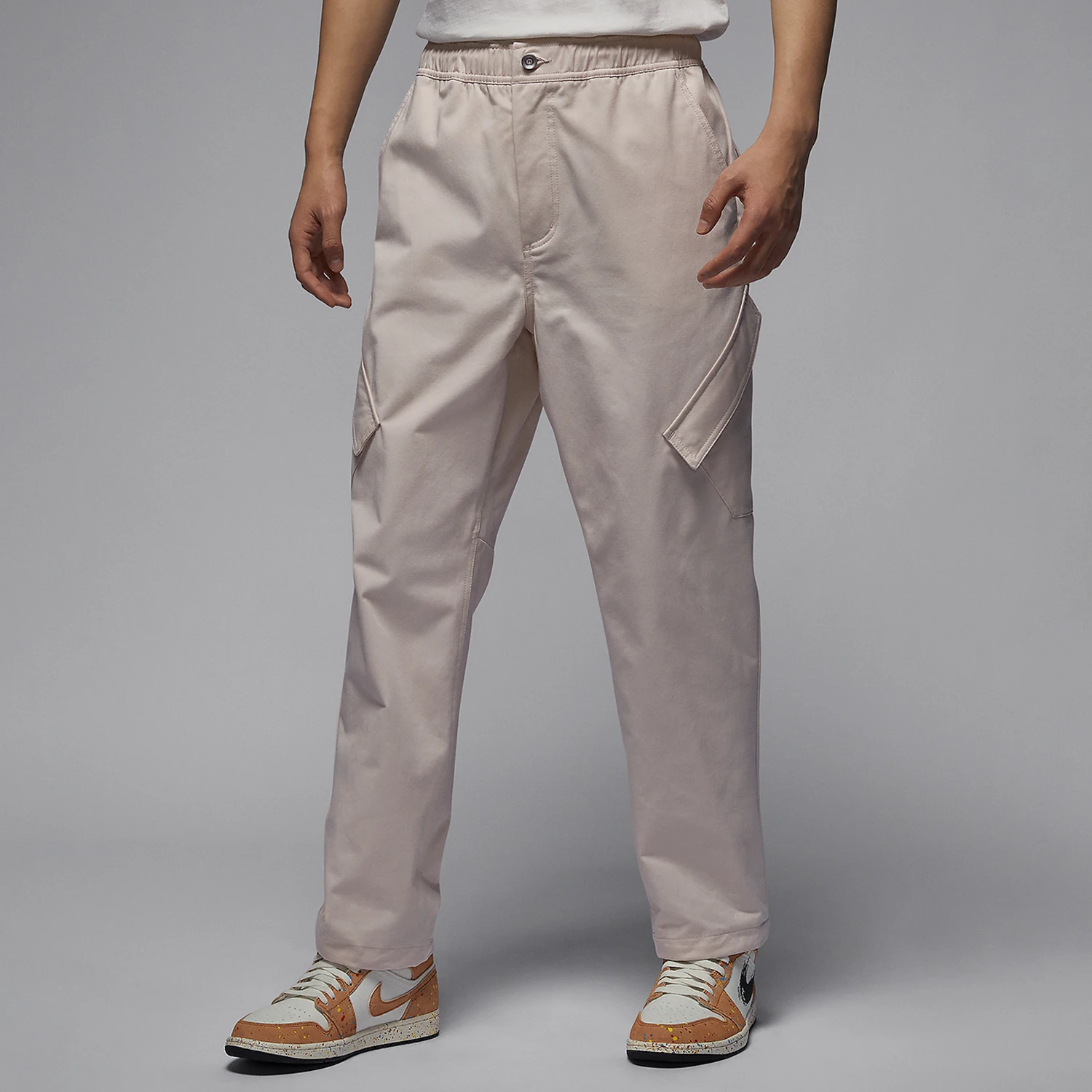 

Nike Official Genuine Jordan Men's Woven Sports Training Cargo Long Pants FB7306-203