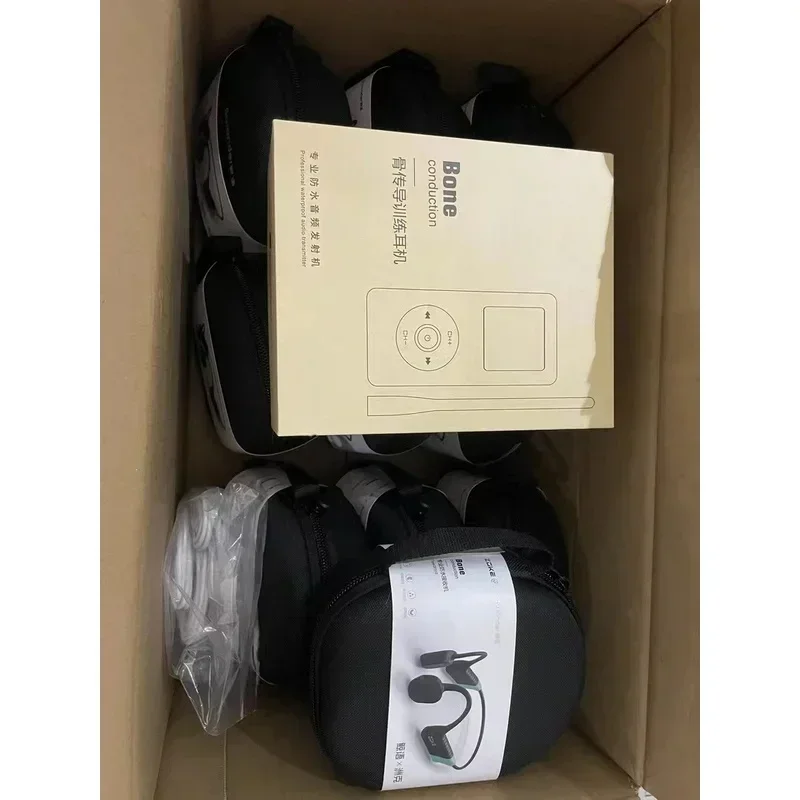 Ear Hook Wireless Swimming Training Headphones Headset FM Transmitter Bone Conduction Earphone Receivercheap And Fine