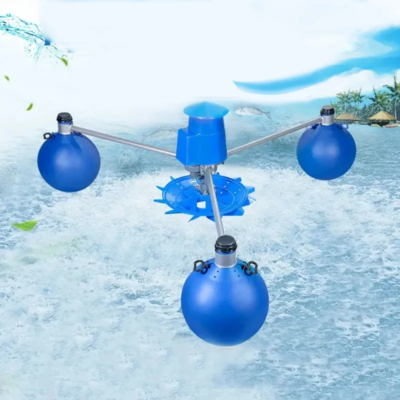 

AC DC Hybrid Impeller Type Fish Pond Solar Aerator Solar Power Oxygenation Water Pump for Fish Pond System