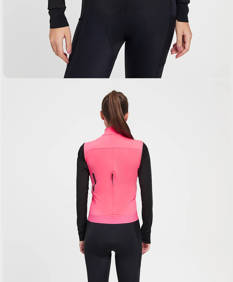 YKYWBIKE Damen Fahrradjacke 10-20 ℃ Outdoor-Sport, Rennrad-Trikot, winddicht, wasserdicht, Fahrradshirt, Fahrradbekleidung – Detail 19